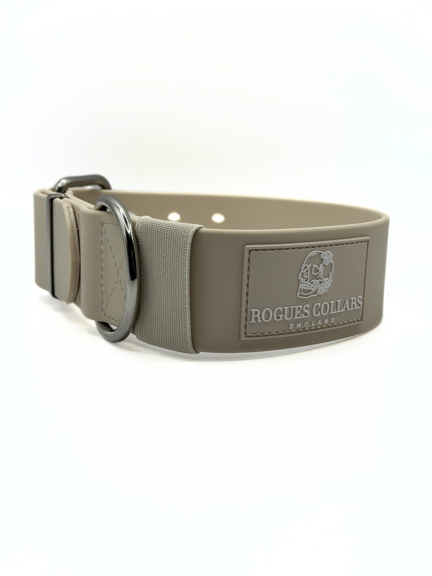 Forest Falls - 5cm Biothane Dog Collar - Champagne Sands