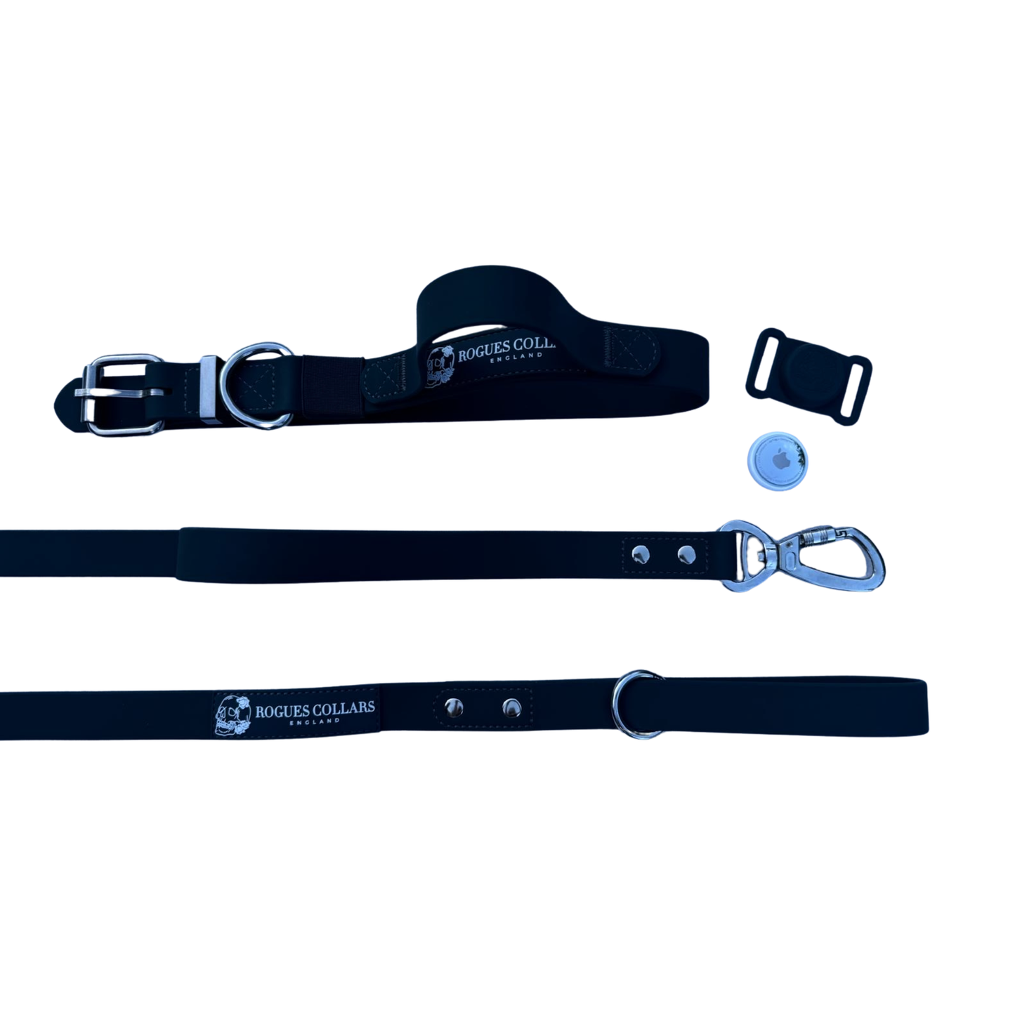 5cm Biothane Dog Collar & Lead Set - Ultimate Adventure Bundle + FREE Air Tag